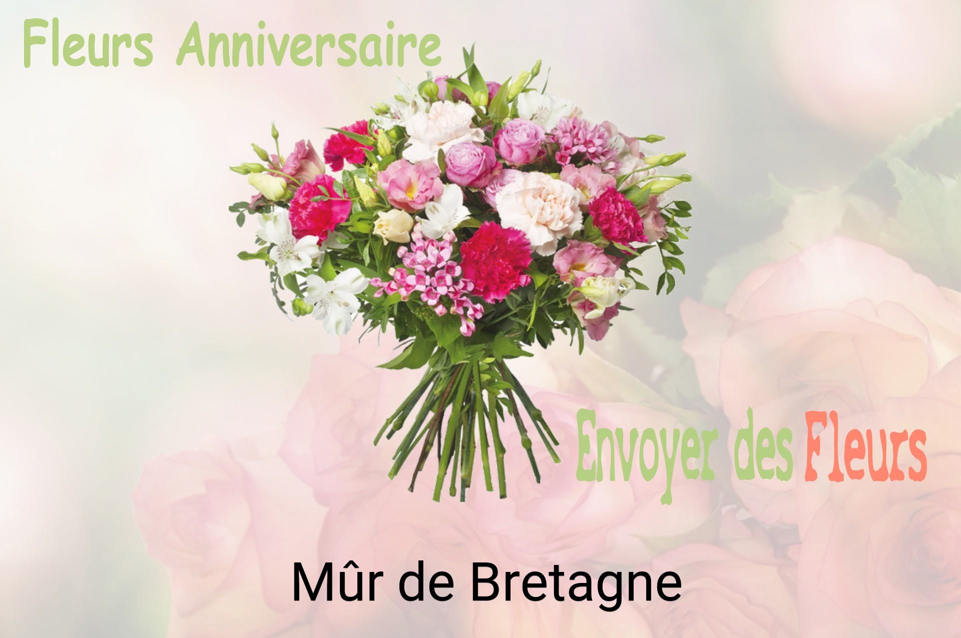 Bouquet de fleurs d’anniversaire livré à Mûr-de-Bretagne